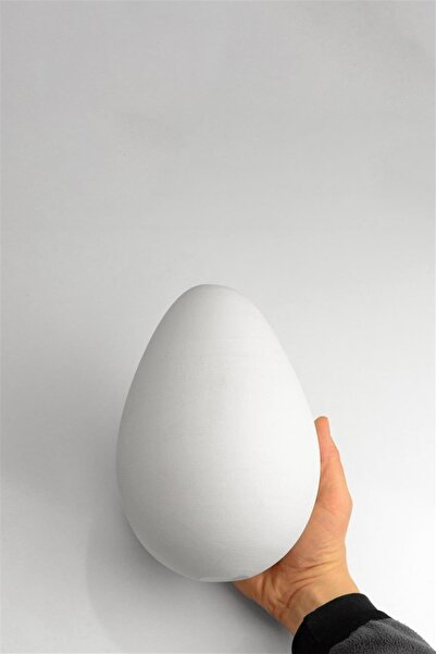 Ref-San Paskalya Yumurtası | Seramik Bisküvi Tekli - 22 Cm (HAM ÜRÜN)