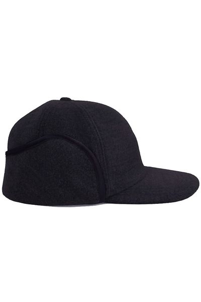 Modabay Cashmere Men's Hat Black Eared Winter Hat Model 8908-5678