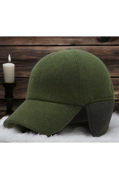 Shopiolog Unisex Yün Kışlık Kulaklı Kep Beyzbol Şapkası