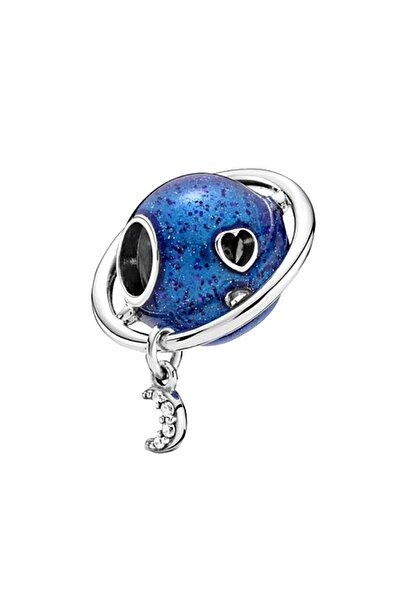 Lux Design 925 Ayar Gümüş Gezegen ve Ay Charm