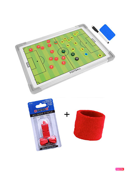 AVESSA TTF-100 Kalem Silgi ve Mıknatıslı Çift Taraflı Alüminyum Futbol Taktik...