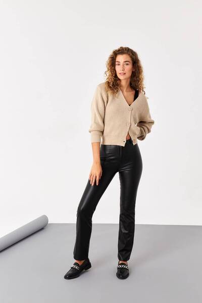 Addax V-Neck Knitted Cardigan H3060-b4c1