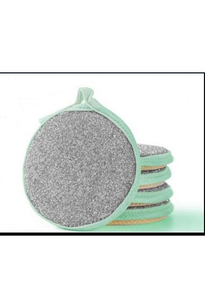 NİVENE 2 Pack Double Sided Cleaning Sponges Loofah Dish Sponge Washer Dishwashing