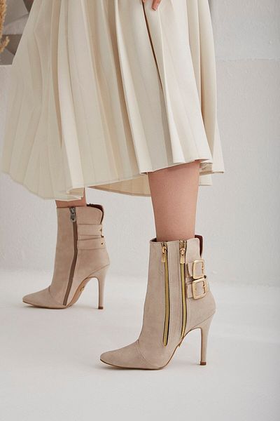 AYAKKABI PRENSİ Oasis Buckle Detailed Boots