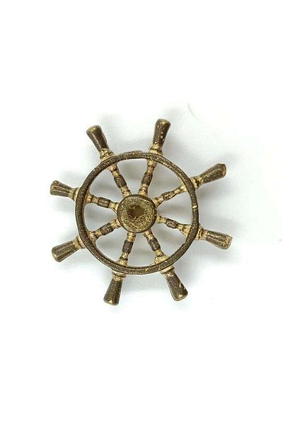 GVN ART Model Brass Model Ship Rudder Wheel 22 mm N17A
