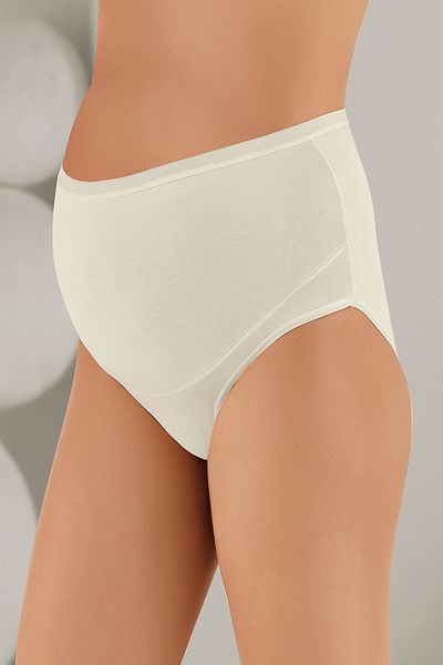 Şahinler Women's Ecru Lycra Single Jersey Pregnant Bato Panties MB142