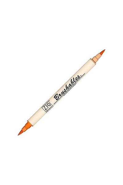 Zig Brush Tip Felt Pen MS-7700 070 Pure Orange