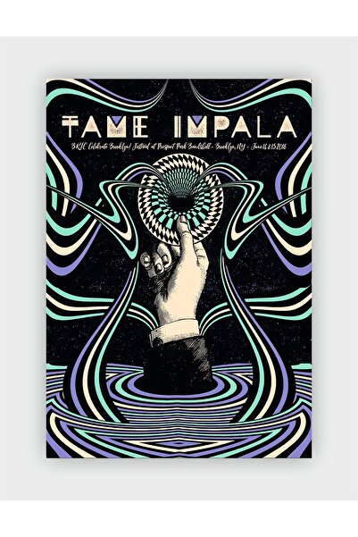 fırsatlar diyarı Tame Impala Vintage Duvar Posteri - Duvar Dekoru - Kalın Kağ...