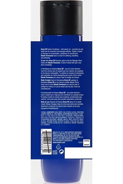 Matrix Total Results Brass Off Color Protective Conditioner for Brown Hair 300ml KEYÜRN264