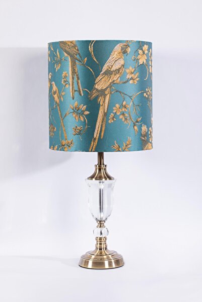 Maléna Home Design Kuş Desenli Özel Tasarım Şapka Abajur