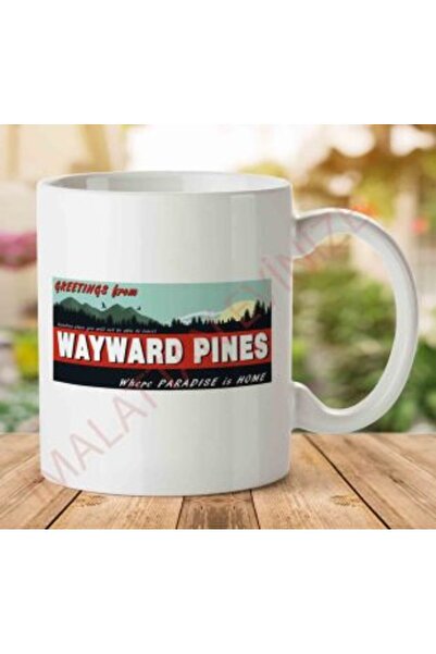 ART HEDİYE كوب مطبوع على الجانبين من Where Paradise Is Home Wayward Pines