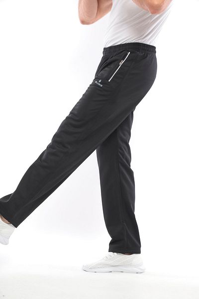 FORE SPORT Ανδρικό μαύρο παντελόνι Raschel