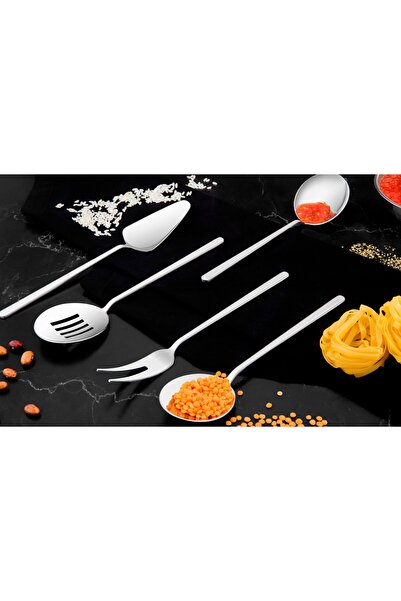 ÖZLİFE طقم خدمة لؤلؤي مكون من 5 قطع بسيط