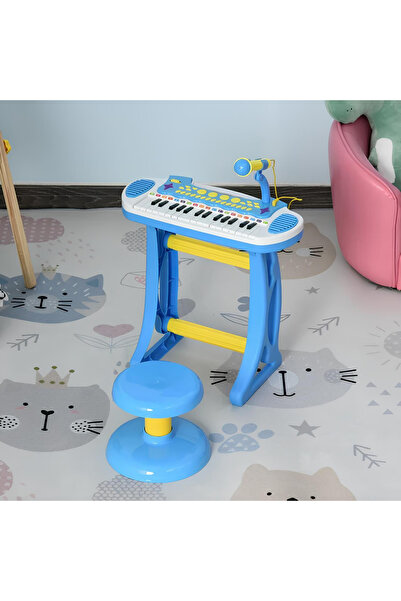 welcomein Oyuncak 31 Tuşlu Mikrofonlu Eğitici ve Eğlenceli Piyano