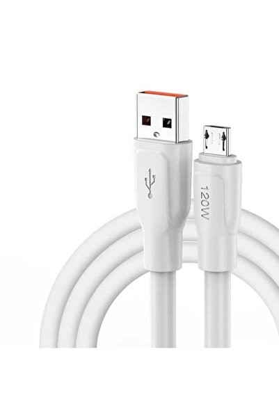 Apera BN91 1 Micro USB Kablo 120W Süper Hızlı 6 Amper Ultra Kalın Şarj Data K...