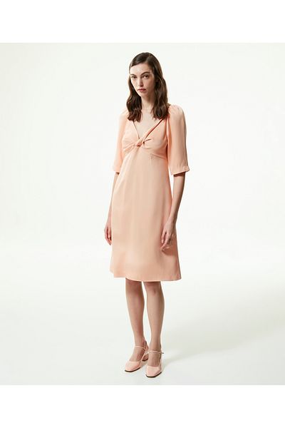 Machka V-Neck Gathered Dress