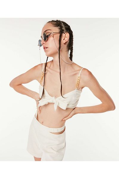 Twist Bustier zum Binden vorne