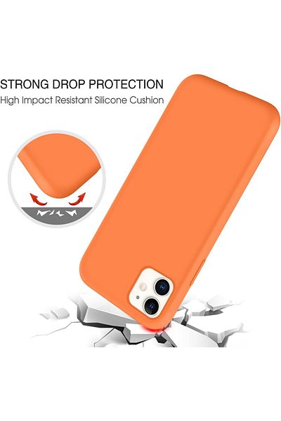 GAGA ELEKTRONİK Heart Logo Velvet Shockproof Case for iPhone 11