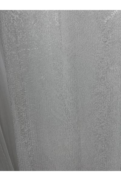 Fon Dünyası SPECIAL SERPME SNOWFLAKE TULE CURTAIN (1/3 TIGHT BATTERY)