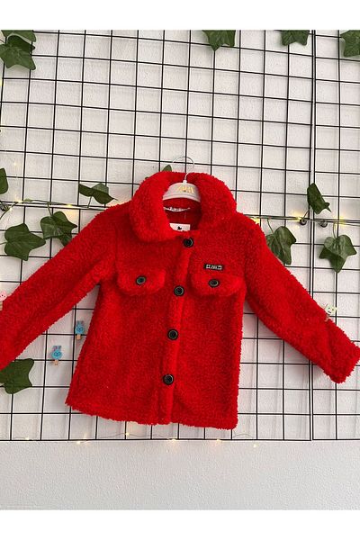 Lily Butik BUTTON PLUSH JACKET