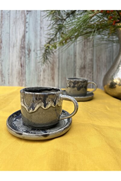 MAMALİZA El Yapımı Ikili Fincan Takımı.çay/kahve Fincanı. Hediyelik.