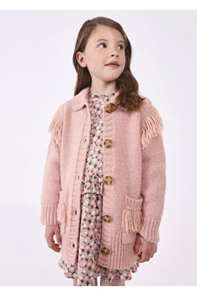 MAYORAL Devojčin roze kardigan Pleteno