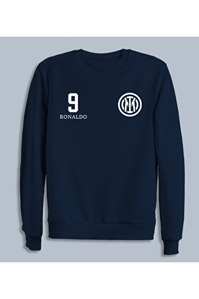 Efendioğlu Design Efsaneler Serisi Ronaldo İNTER 9 Bisiklet Yaka lacivert Swe...
