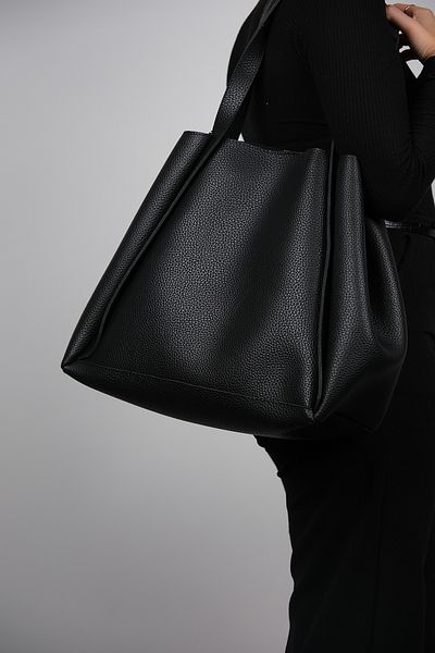 LuviShoes Geantă de umăr pentru femei KLOS Black Floater