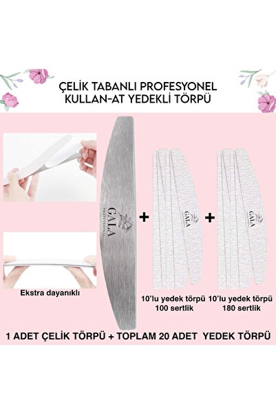 gala smart çelik başlık + 20 yedek törpü... gala smart lara