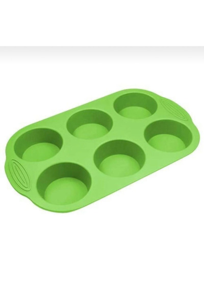 adarya Yuvarlak Silikon Kalıp Muffin Cupcake Mini Kek Sabun Kokulu Taş Mum Ep...