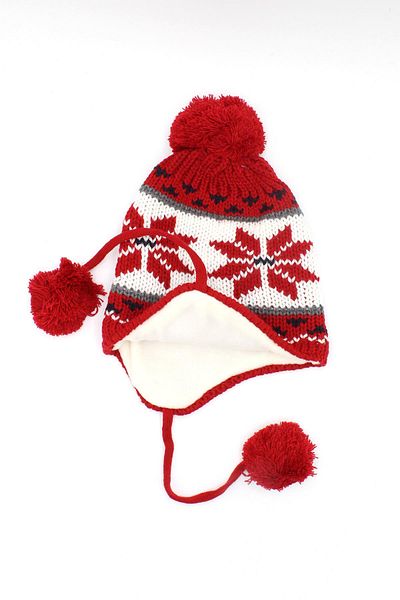 toptanhanem Cute Pompom Eared Beanie - An Indispensable Item for Your Children in Winter