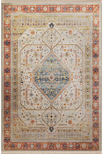 Rugs Modern Halı Πολύχρωμο θεματικό παραδοσιακό μοτίβο με έθνικ σχέδια vintag...