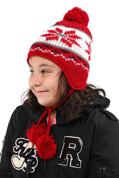 toptanhanem Cute Pompom Eared Beanie - An Indispensable Item for Your Children in Winter