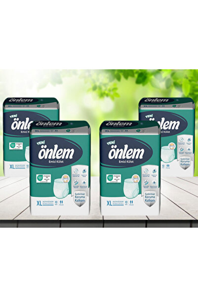ÖNLEM Emici Külot Yetişkin Hasta Bezi XL beden 10 lu 4 adet
