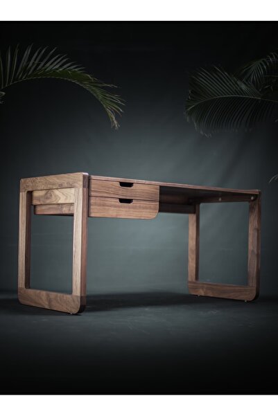 ŞafakMobilya Ahşap modern rustik masif çalışma masası