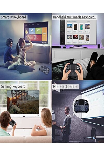 Genel Markalar Kablosuz Türkçe Q Klavye Smart Tv Televizyon Akıllı Kumanda Akıllı Tv,playstation, Android Box