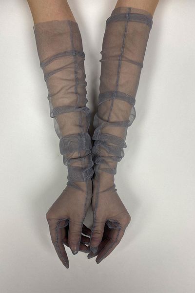 Hayalperest boncuk 10 Pieces of Bridal Gloves Tulle Gloves Wedding/Wedding/Party Gloves