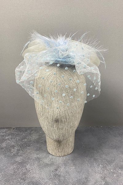 Hayalperest boncuk Polka Dot Voilet Wedding And Party Hat