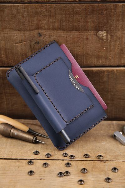 New Coast Leather 1900's Χειροποίητο πορτοφόλι διαβατηρίου από γνήσιο δέρμα