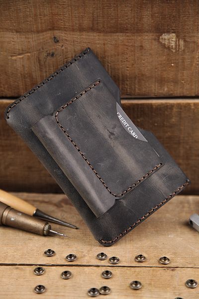 New Coast Leather 1900's Χειροποίητο πορτοφόλι διαβατηρίου από γνήσιο δέρμα