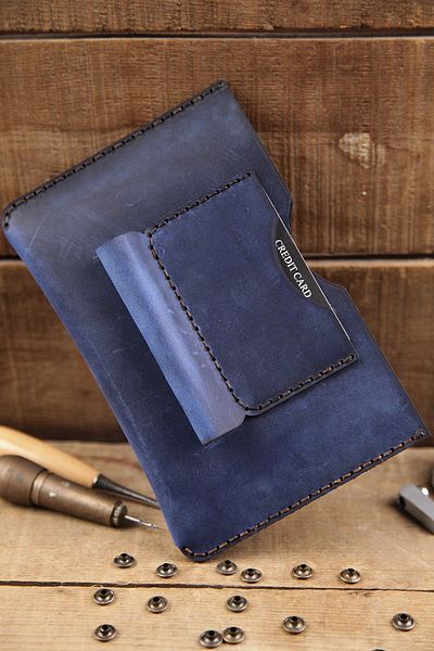 New Coast Leather 1900's Ръчно изработен калъф за тефтер A6 от естествена кожа