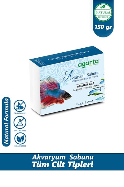 Agarta Handmade Natural Soap Ocean Aquarium 150 gr
