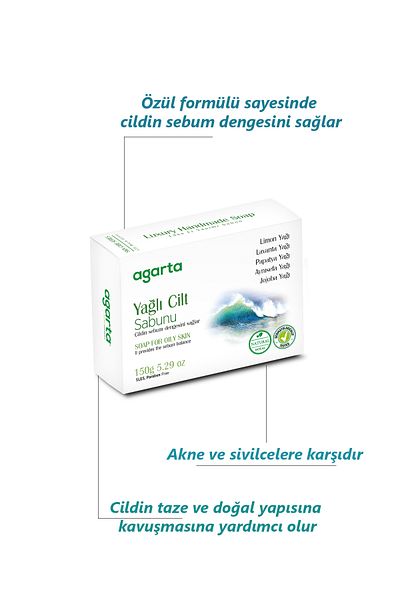 Agarta Oily Skin Soap Natural 150 gr