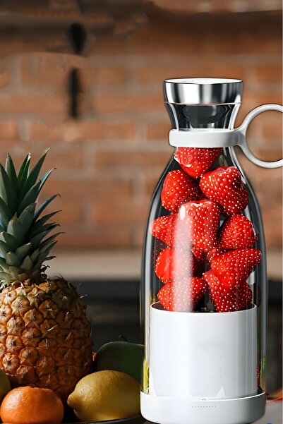 Nikadu Taşınabilir Blender Şişe Smoothie, Shake Yapıcı, Mini Blender Usb Şarj...