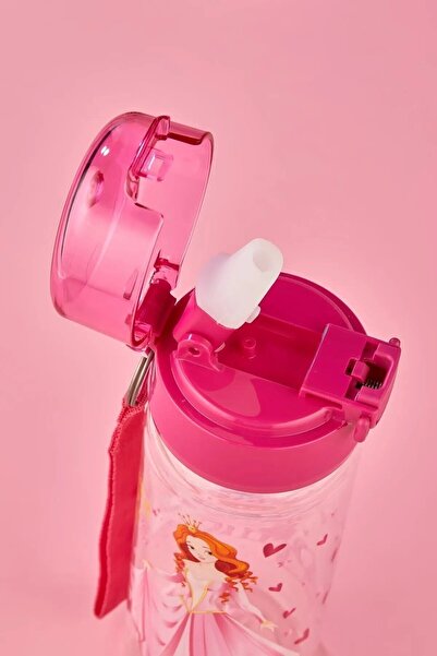 OPTİZON Princess Child PINK PRINCESS Water Bottle 100% LEAKPROOF Water Bottle PRINCESS WATER BOTTLE