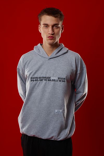 Focus Oversize Σετ φόρμας Focus Hooded Kangaroo Pocket Oversize Cuff Leg