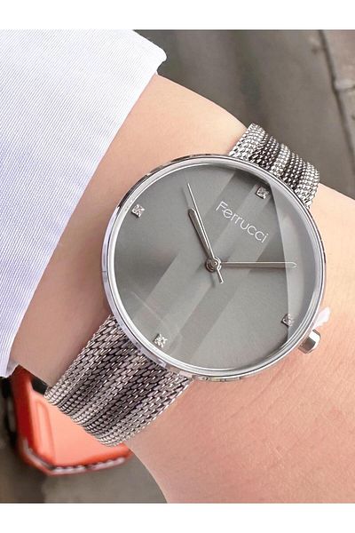 Ferrucci Women's Metal Band Wristwatch