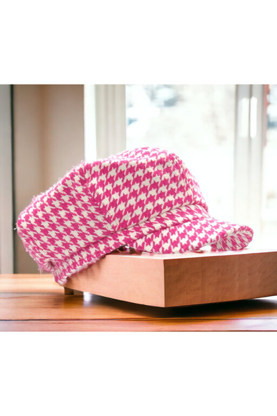 Shopiolog Șapcă de iarnă pentru femei cu șapcă din lână Beretta