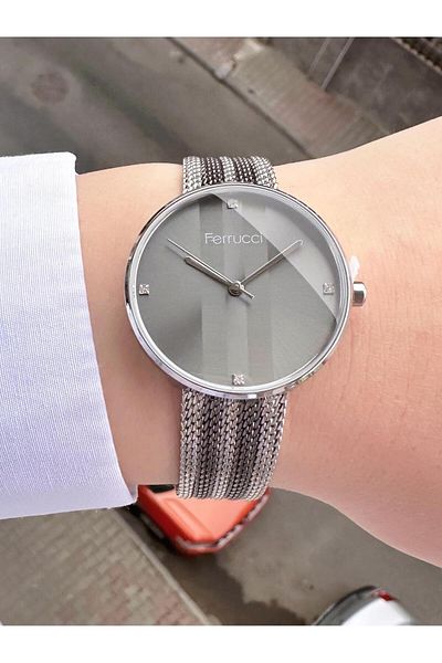 Ferrucci Women's Metal Band Wristwatch