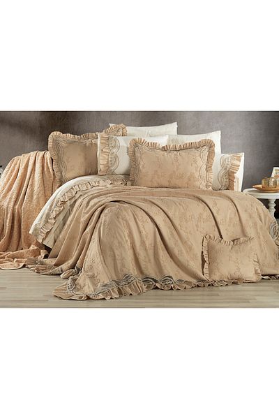 Madame Suzie De Paris 11 Piece Pique Set-Dowry Set Beige